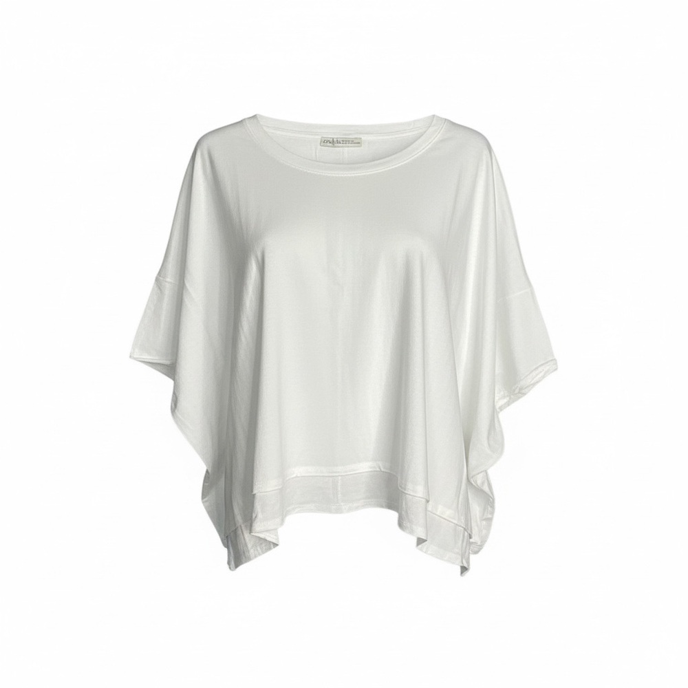 Zenana Outfitters Cream Short Sleeve Tee